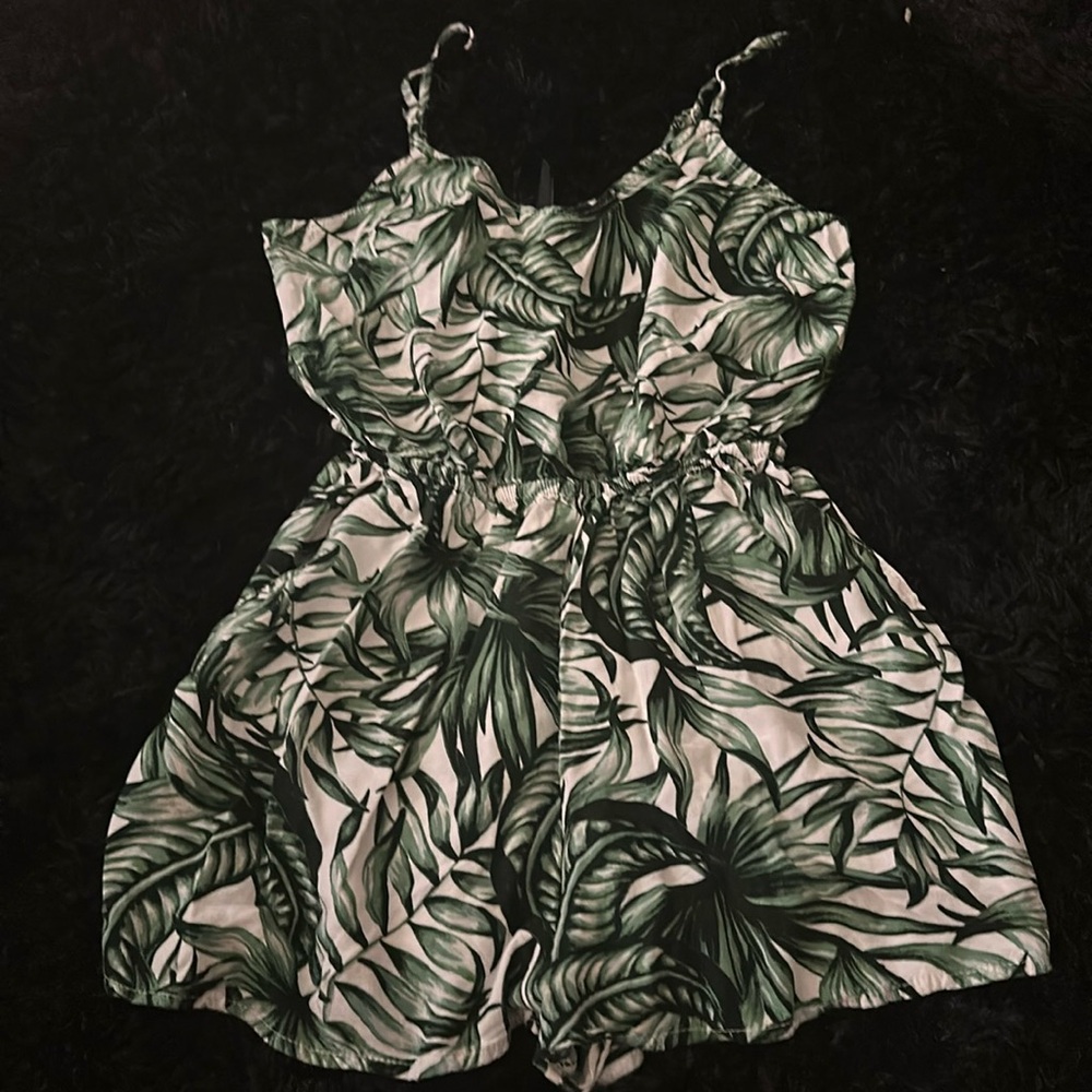 Summer Leaf Romper